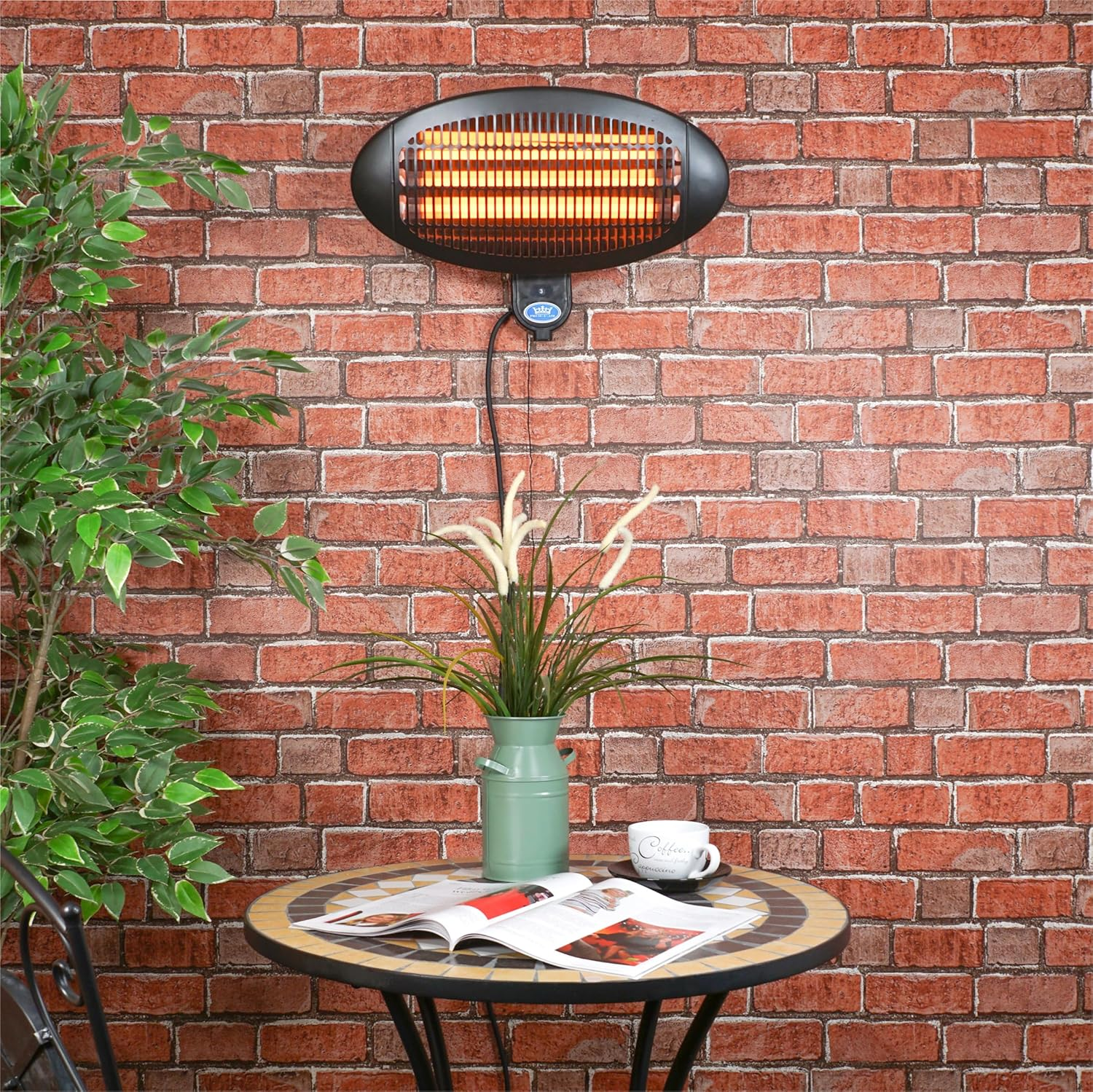 Electric radiant floor heater