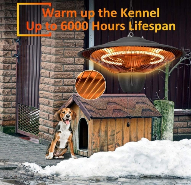 Electric patio heater waterproof